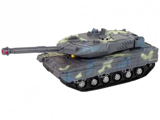 Vojenský tank Dálkově ovládaný Moro Střelba Hluk