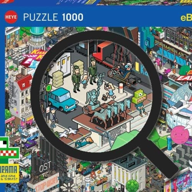 Puzzle 1000 prvků Berlin Quest