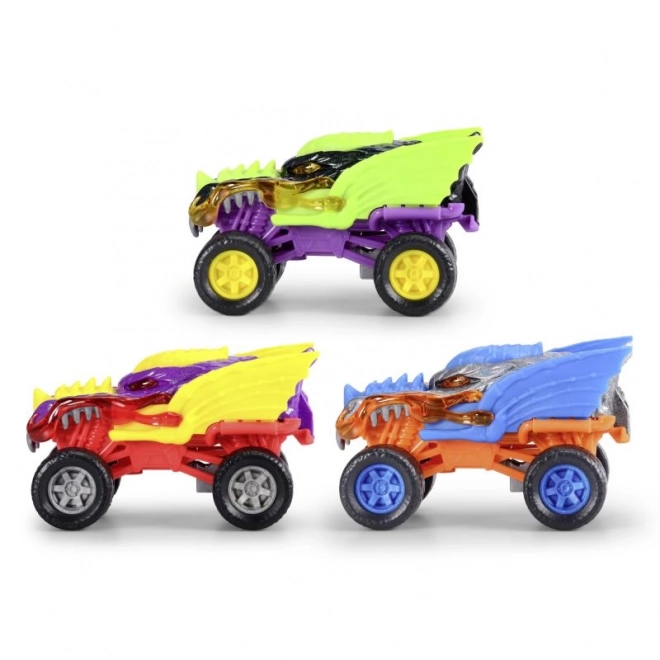Auto Metal Monster Dragon 15 cm, 3 druhy