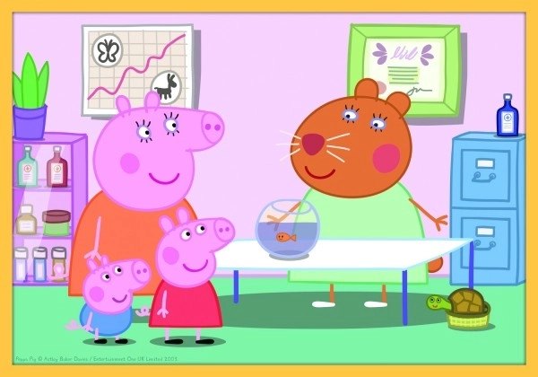 Puzzle 10v1 Peppa Pig
