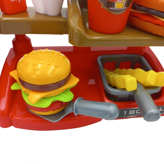 Fast Food XXL s pokladnou a dávkovačem od WOOPIE