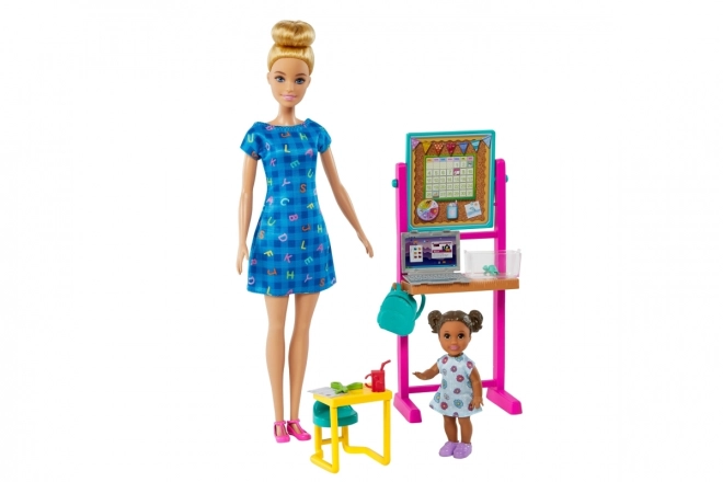 Barbie kariéra učitelka blondýna