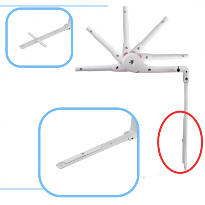 Bezpečnostní zábrana do postele 90 cm – Ovečky