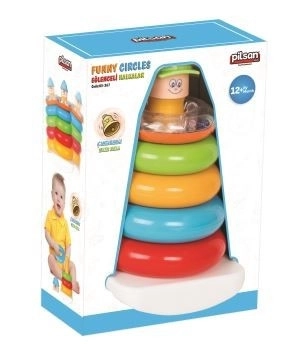 Skládací pyramida s panáčkem
