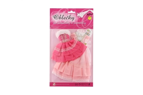 Oblečky pro panenky s doplňky - 2 kusy