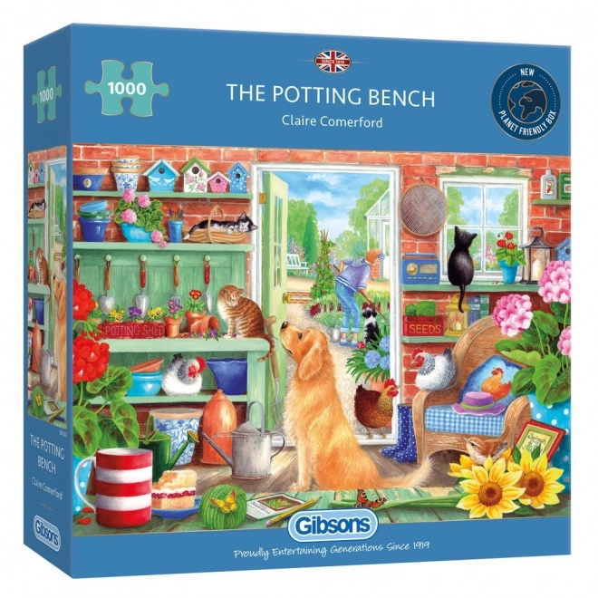 GIBSONS Puzzle Zahradní poličky 1000 dílků