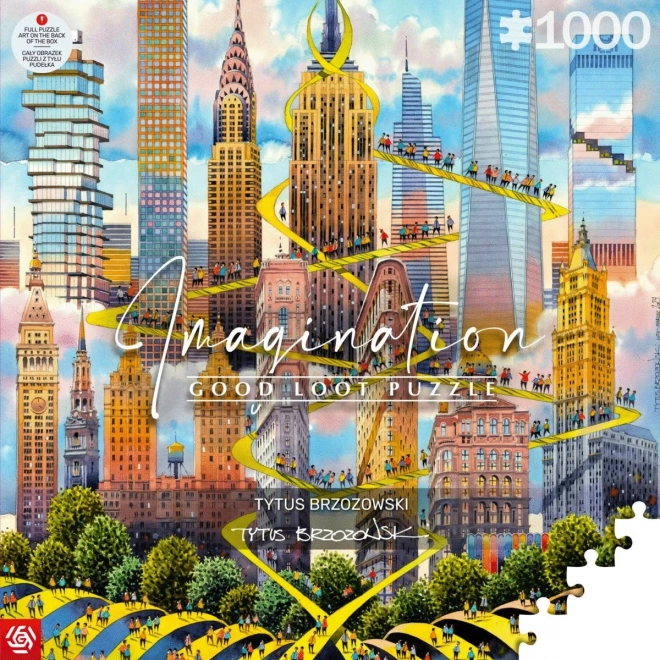 Puzzle Imigination Tytus Brzozowski New York 1000 dílků
