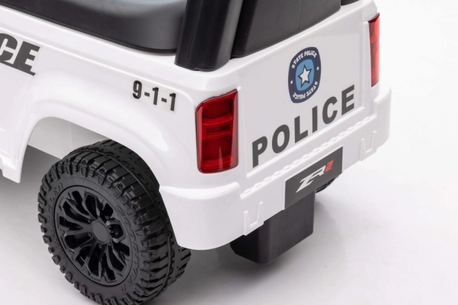 Dětské odrážedlo Police bílé