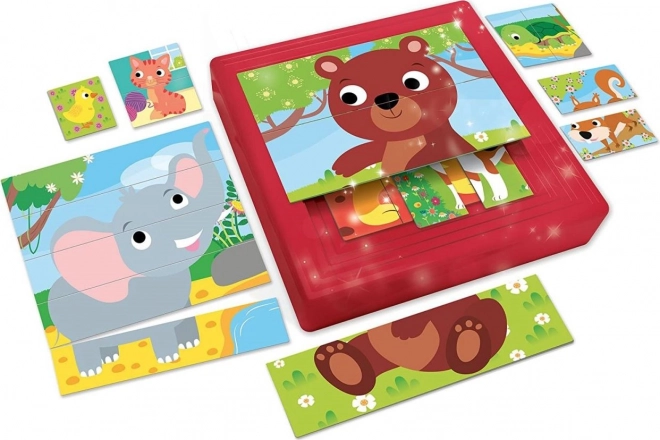 CAROTINA BABY 8 PUZZLE - Zvířátka