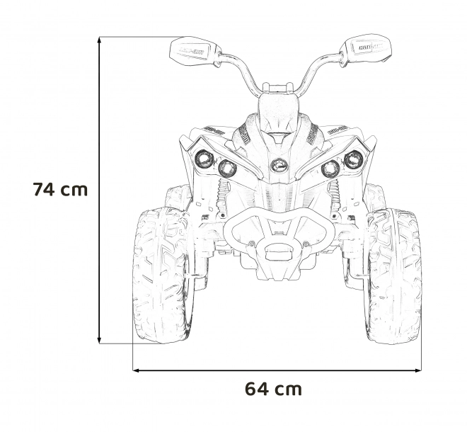 Maverick ATV žlutý