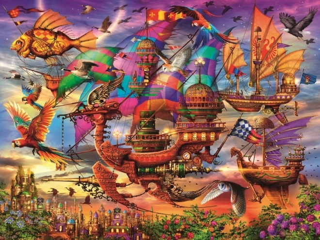 Puzzle Mystická létající loď 1500 dílků