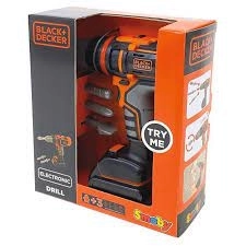 Elektronická aku vrtačka a šroubovák pro děti Black & Decker