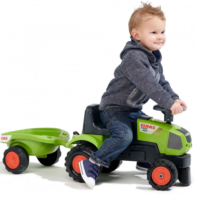Odstrkovadlo - traktor Claas s volantem a valníkem