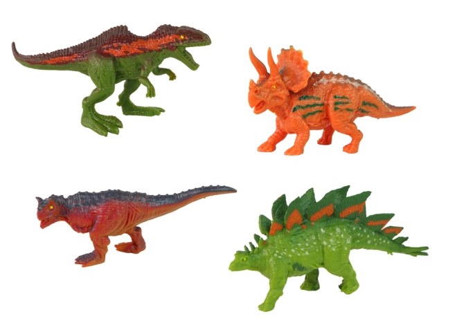 Sada 4 jedinečných figurek dinosaurů