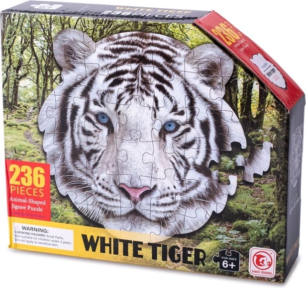 Obrysové puzzle Bílý Tygr