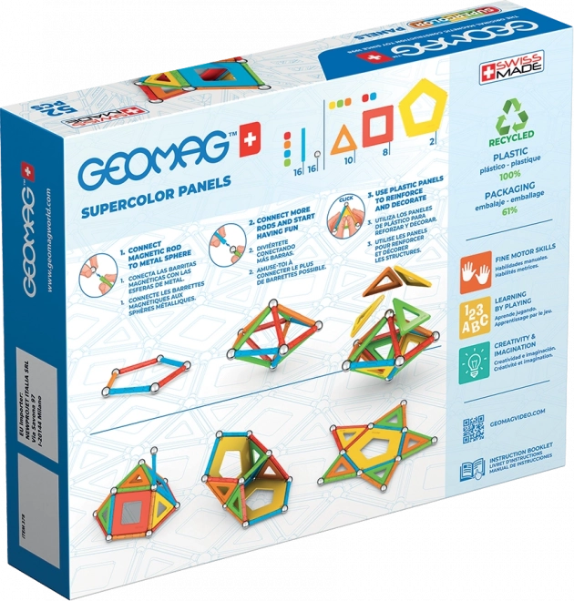 Geomag Supercolor 52 dílků