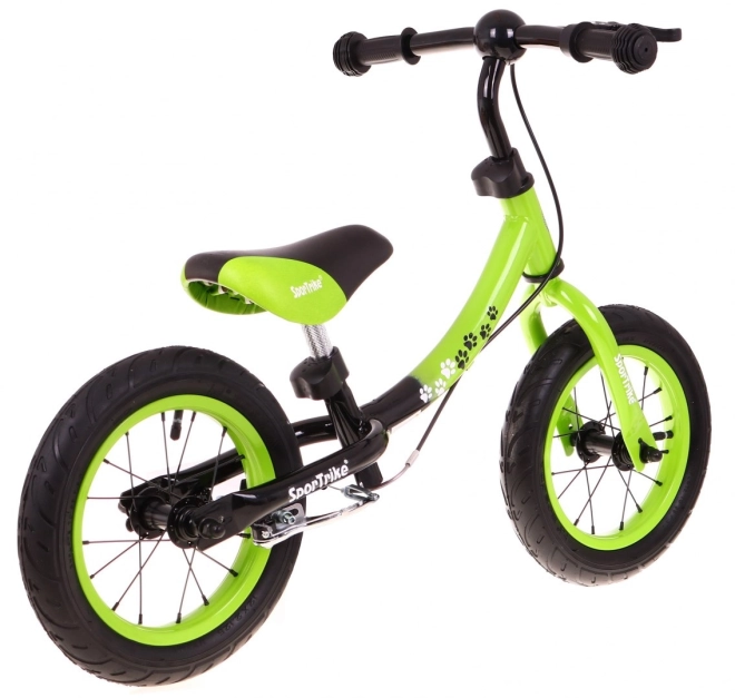 Dětské krosové kolo Boomerang SporTrike + variabilní uspořádání rámu – Zelené