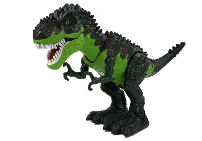 Baterie Dinosaurus kladení vajec Hořící oheň Pára Zelená