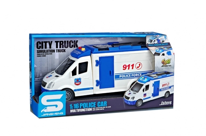 Policejní auto na setrvačník 1:16