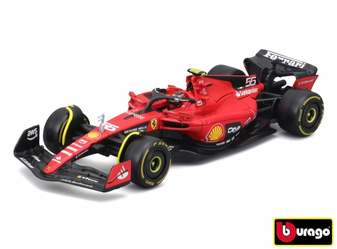 Kovový model Ferrari SF-23 Scuderia F1 s jezdcem