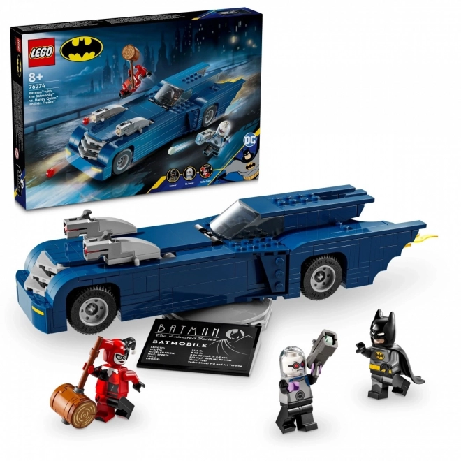 LEGO Super Heroes 76274 Batman z Batmobilem kontra Harley Quinn i Mr. Freeze