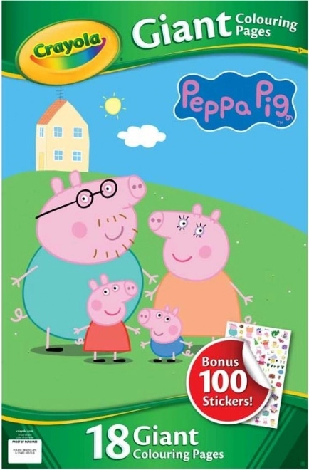 Mega omalovánky Prasátko Peppa