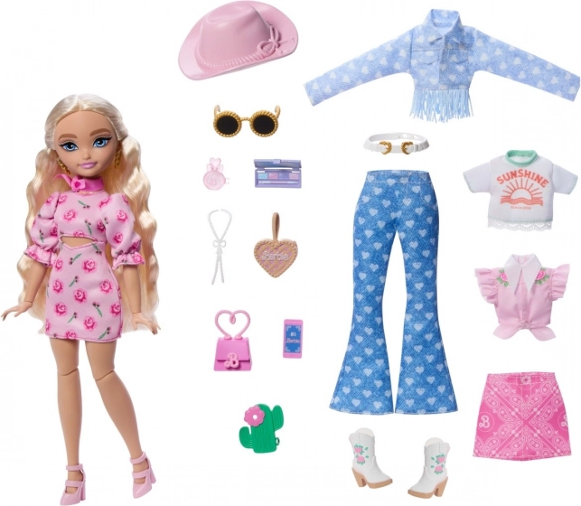 Lalka Barbie Dream Besties Malibu Festivalové stylizace
