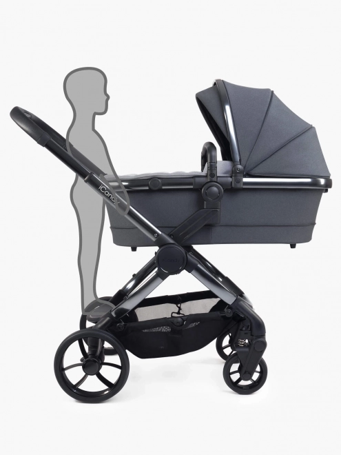 ICandy Peach 7 light grey kočárek - kompletní sada – Lanýže