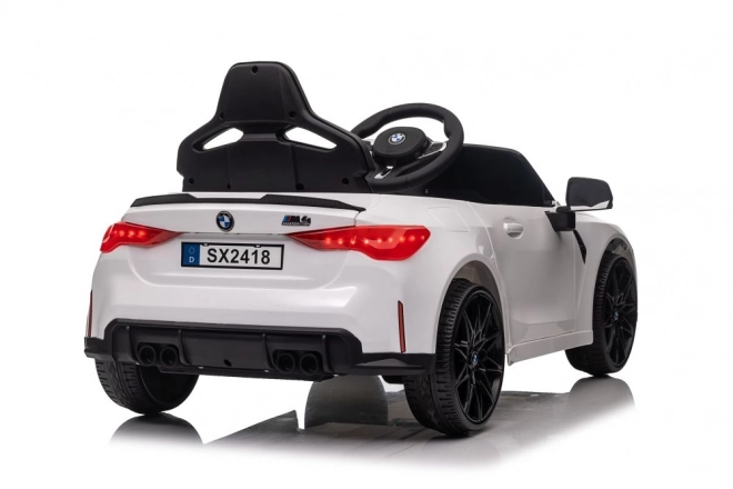 Elektrické auto BMW M4 bílé