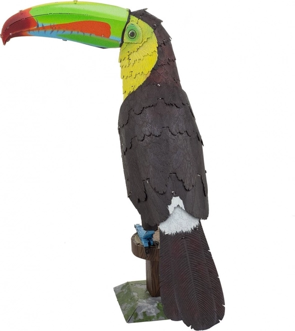Kovový 3D puzzle Tukan krátkozobý
