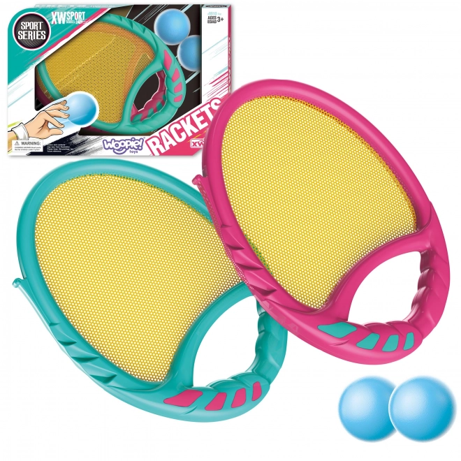 Woopie hra Catch Ball - 2 pálky a 2 míčky