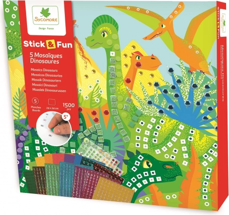 Stick & Fun - Mozaika svět dinosaurů