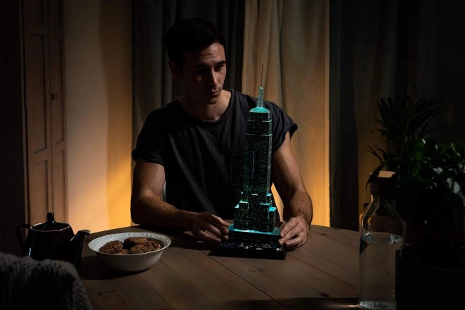 RAVENSBURGER Svítící 3D puzzle Noční edice Chrysler Building 216 dílků