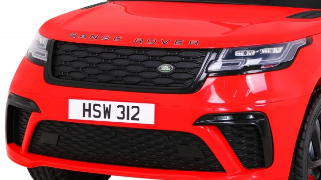 Elektrický Range Rover Velar s dálkovým ovládáním – Červený