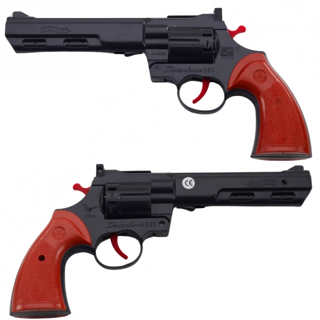 Kultovní dětský revolver na kapsle černý