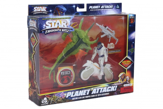Star Troopers bitva s brouky a výsadková vozidla