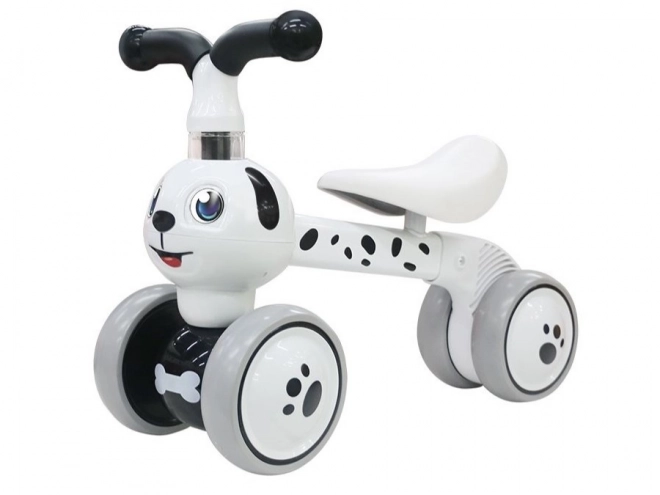 ECOTOYS Odrážedlo Pejsek bílé