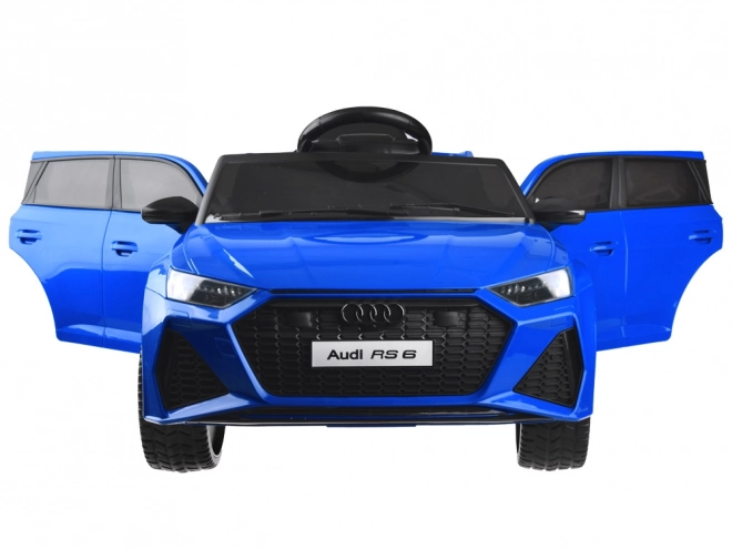Elektrické autíčko Audi RS 6 pro děti – Modrá