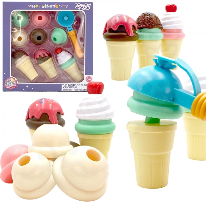 Sada zmrzlinář Ice Cream Play Set 15 ks