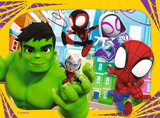 Puzzle RAVENSBURGER Spidey a jeho úžasní přátelé 4v1