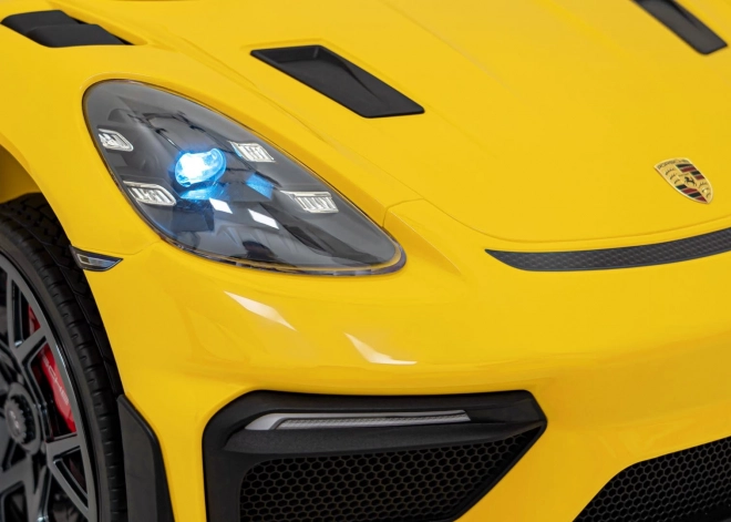 Dětské auto Porsche 718 – Žluté