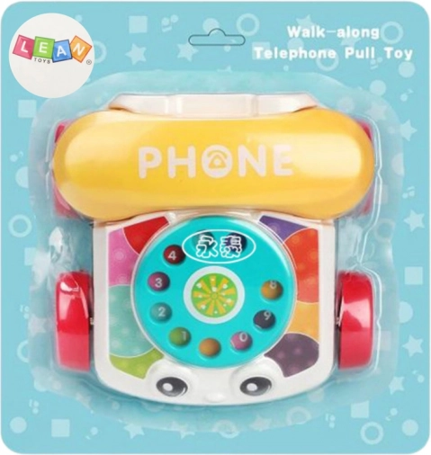 Interaktivní tahací telefon pro děti