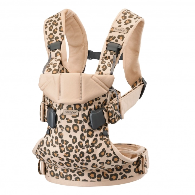 Dětské nosítko BABYBJORN ONE, Béžová/Leopardí – Leopardí