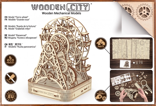 WOODEN CITY 3D puzzle Ruské kolo 470 dílů