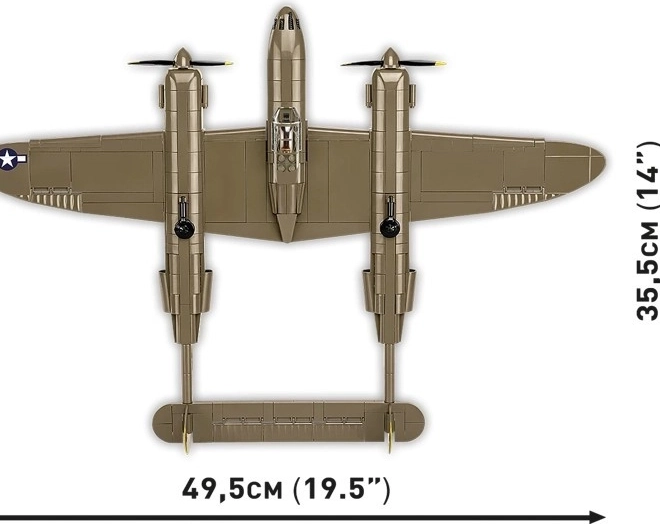 Stavebnice Letoun Lockheed P-38H Lightning