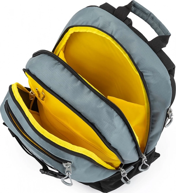 Studentský batoh OXY Sport Black Grey s etue