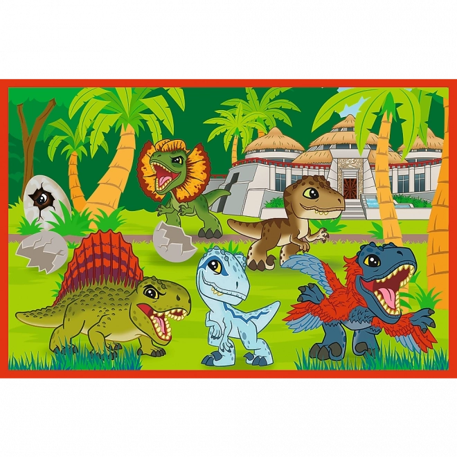 Puzzle 2x24 Malí dinosauři Universal Jurassic World Trefl