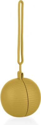 Silikonové uzavíratelné pouzdro na dudlík Mustard Yellow