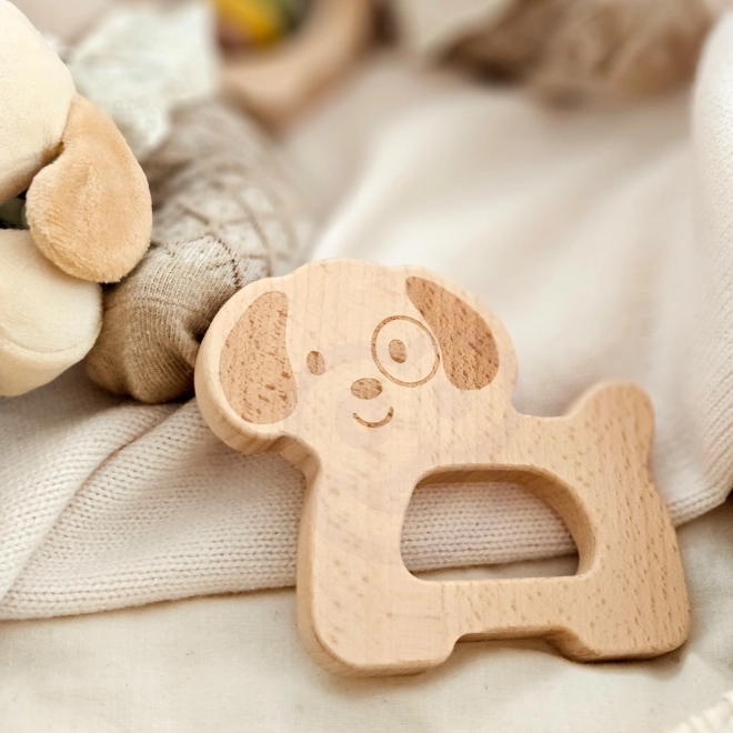 Dárková sada s pejskem a chrastítkem Tooky Toy
