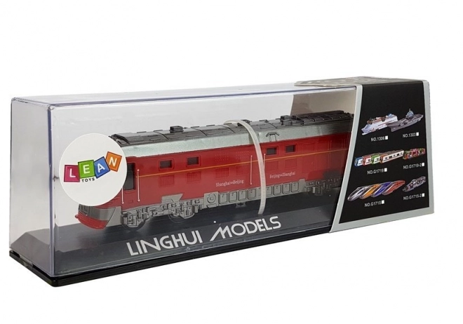 Lokomotiva Pendolino se světlem a zvukem Červená